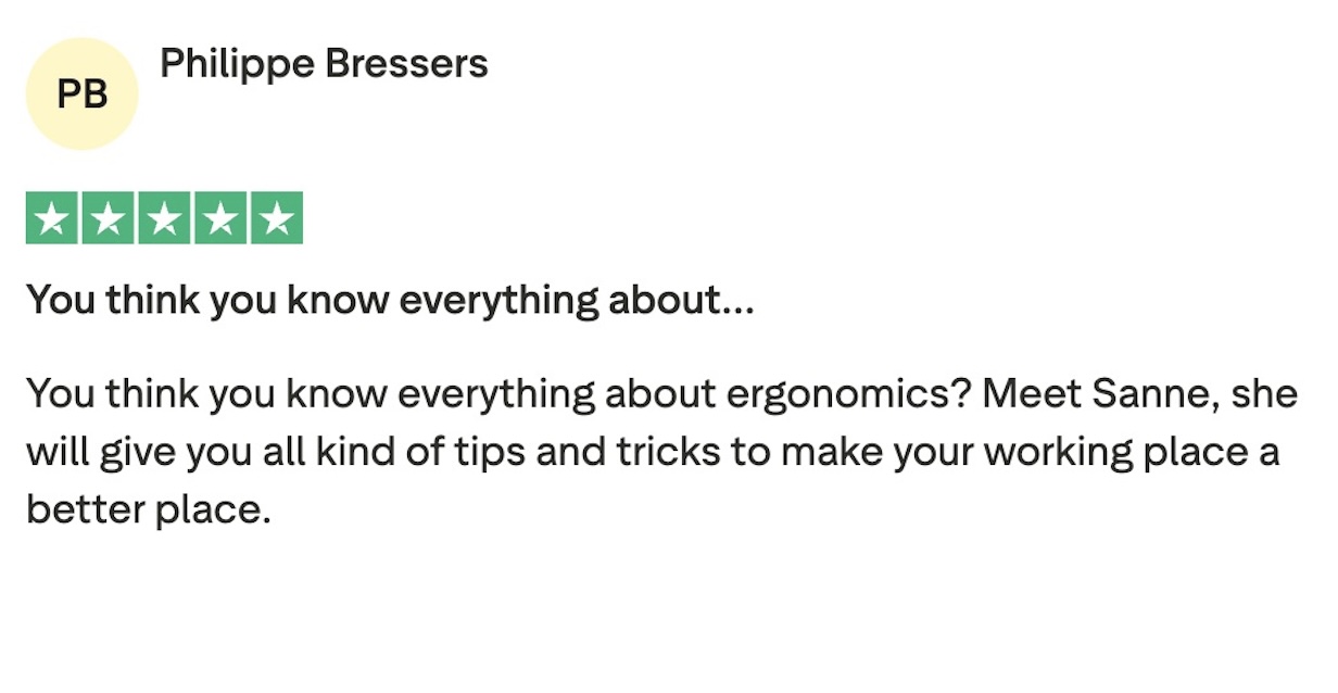Trustpilot DeskGuru-review Philippe Bressers