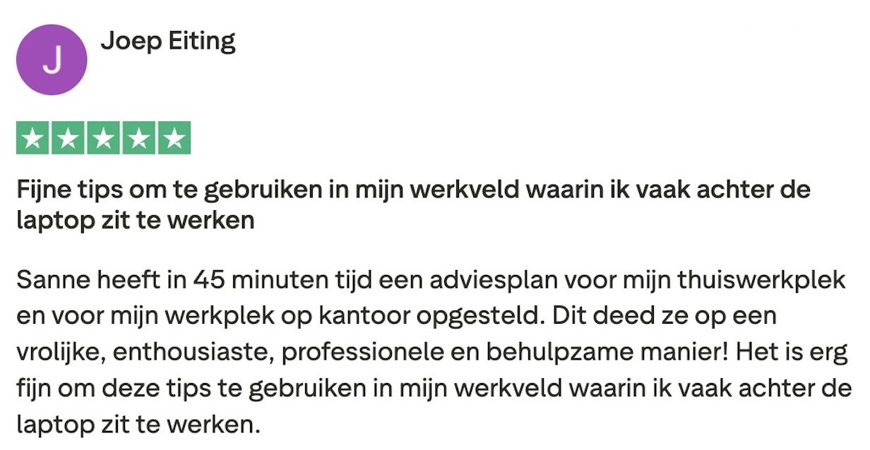 Trustpilot DeskGuru-review Joep Eiting Trustpilot DeskGuru-review Joep Eiting